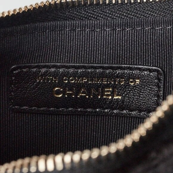 Chanel Black Quilted Velvet Crystal Chain Hobo Bag - Picture 10 of 11